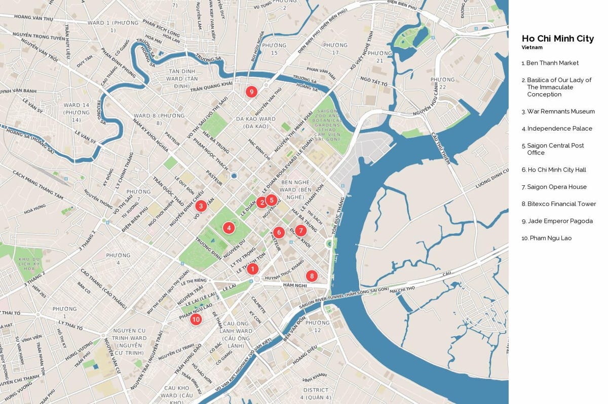 ho chi minh city la mappa