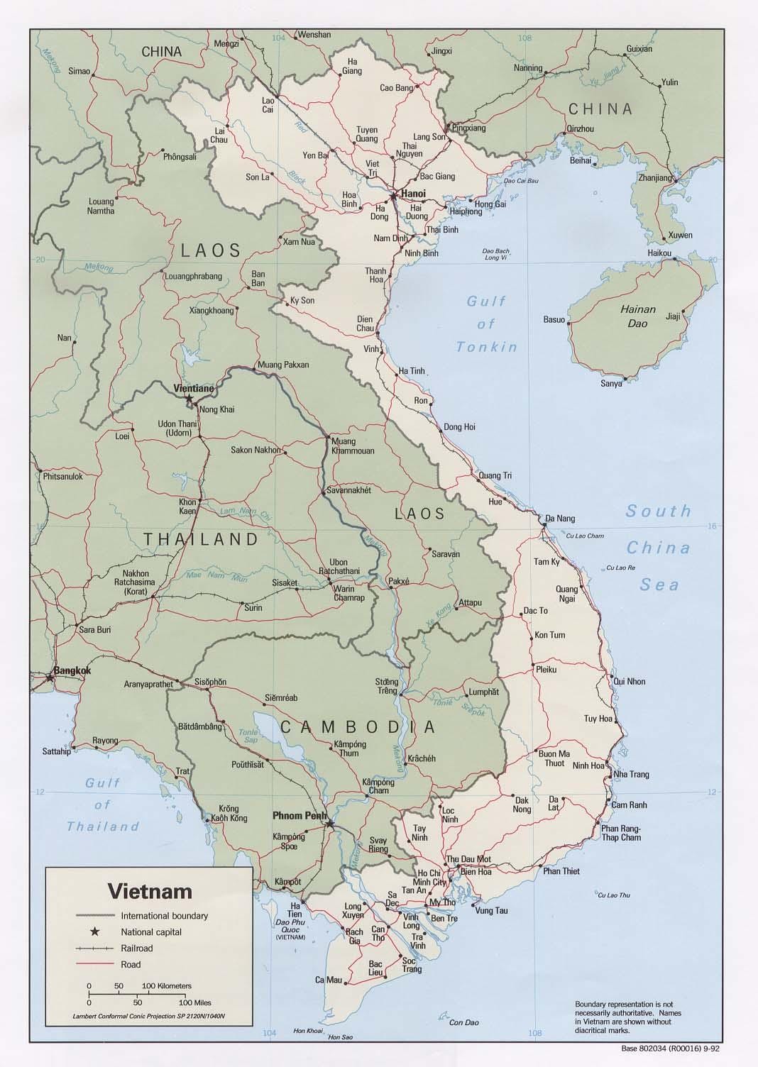 Mappa della città di ho chi minh porta