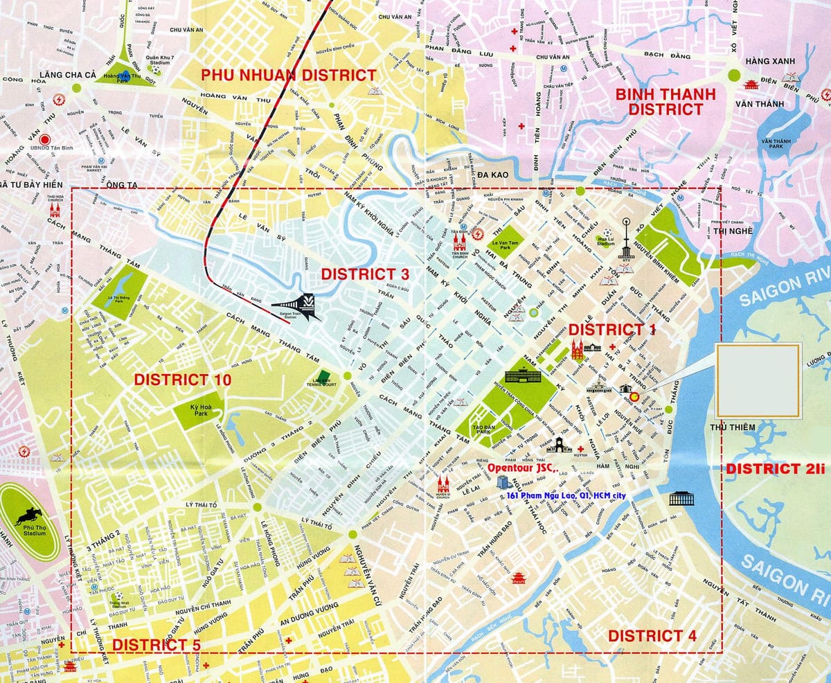 sai gon mappa