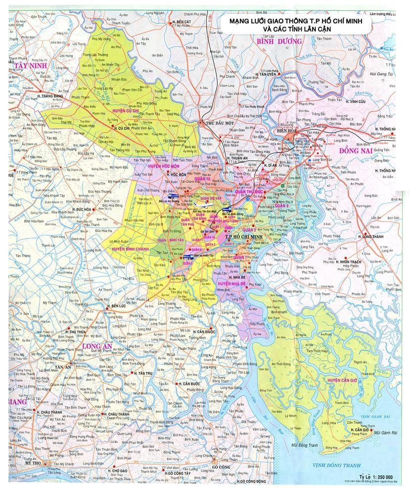 Mappa di tp ho chi minh