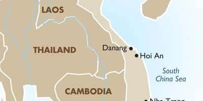 Il Vietnam di ho chi minh mappa