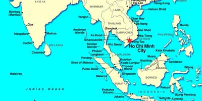 Saigon mappa del mondo