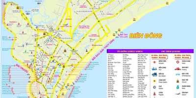 Mappa della città di ho chi minh city port
