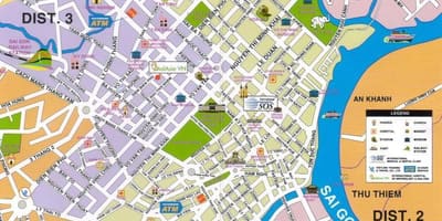 Ho chi minh city attrazioni turistiche mappa