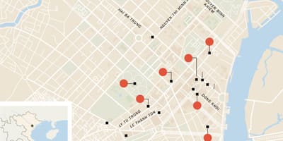 Mappa di le thanh ton street
