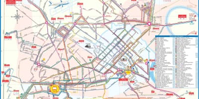 Ho chi minh city mappa di autobus