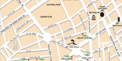 Saigon attrazioni mappa