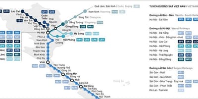 La stazione ferroviaria di ho chi minh city la mappa