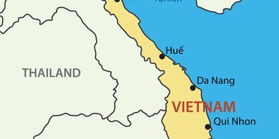 Mappa di saigon, vietnam