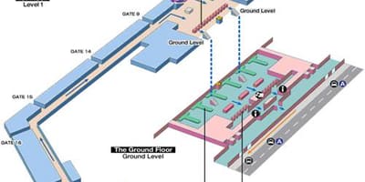 Aeroporto di Saigon mappa